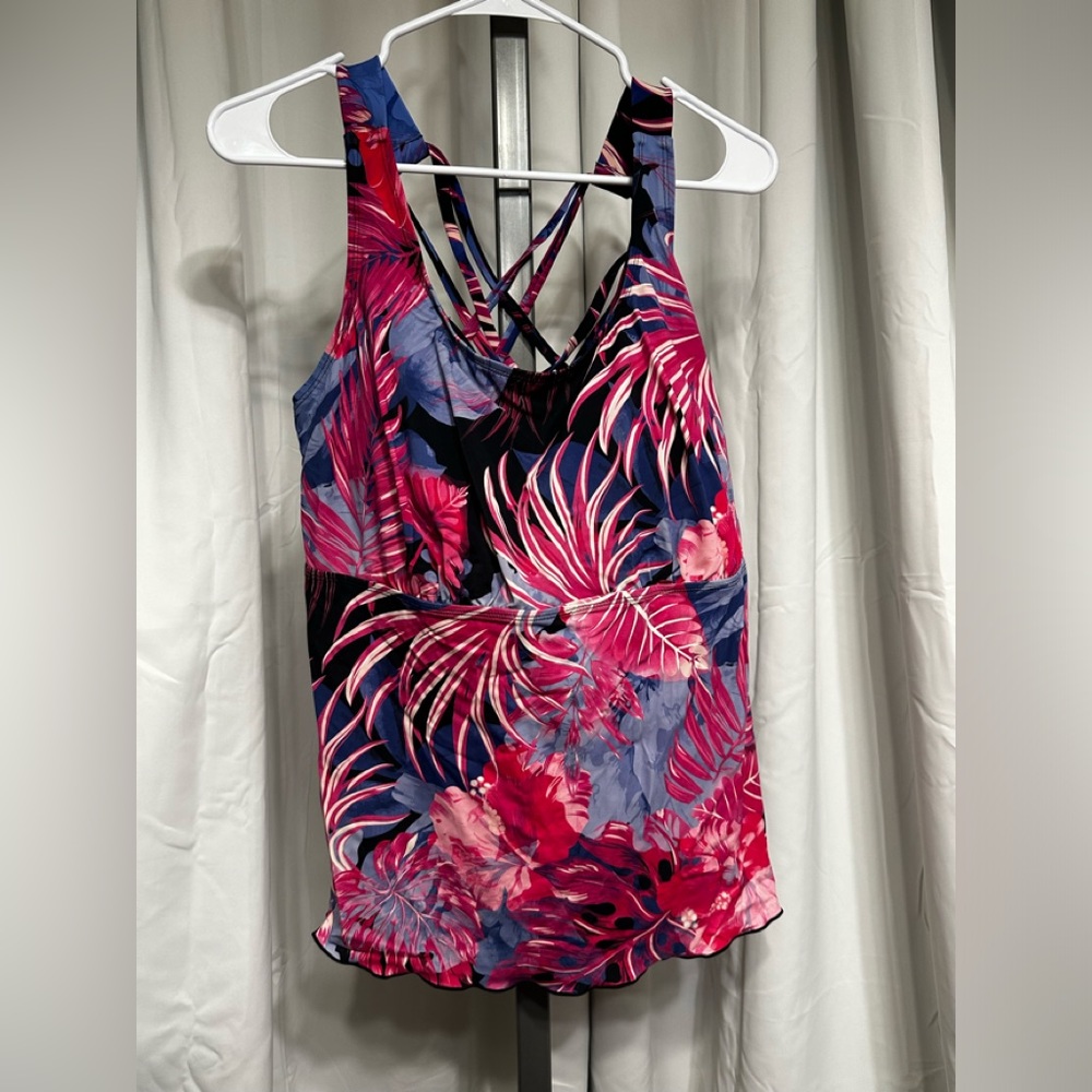 Tropical Americana Mix Bra Tankini Top